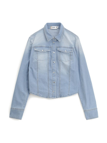 Please Camicie Donna - Blu Denim