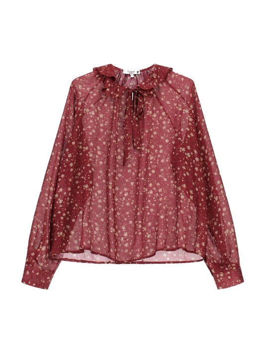 Please Camicia Donna - Bordeaux