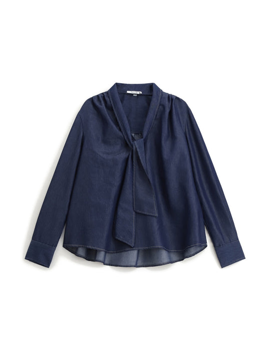 Please Camicie Donna - Blu Denim