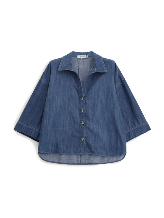 Please Camicie Donna - Blu Denim