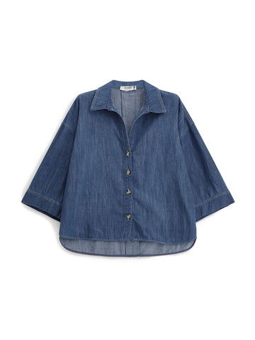 Please Camicie Donna - Blu Denim
