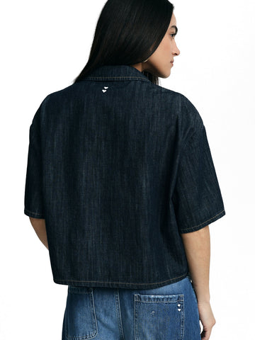 Please Camicie Donna - Blu Denim