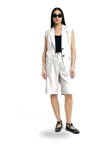 Please Shorts Donna - Gesso