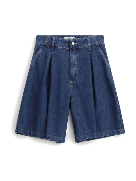 Please Shorts Donna - Blu Denim