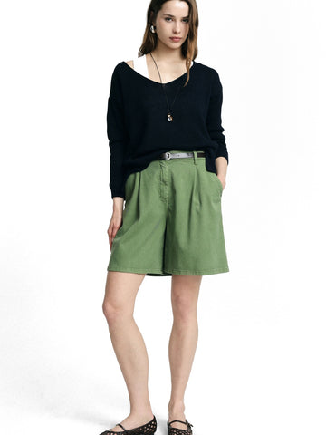 Please Shorts Donna - Turtle Green