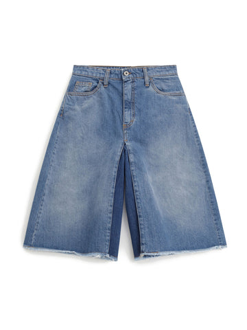 Please Shorts Donna - Blu Denim