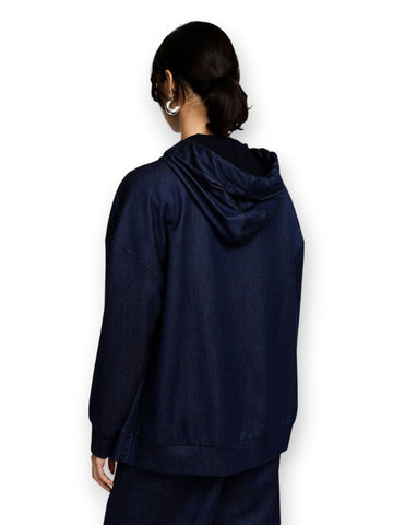 Please Felpe Donna - Blu Denim