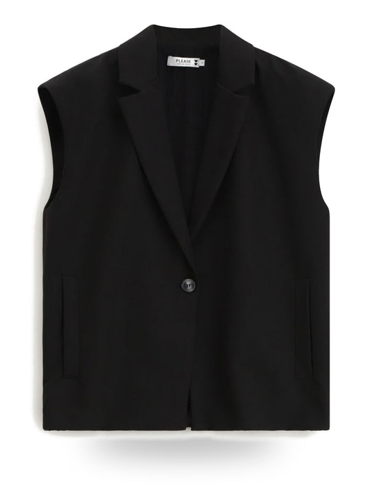 Please Gilet Donna - Nero
