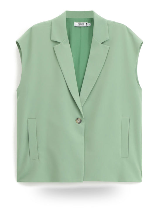 Please Gilet Donna - Menta