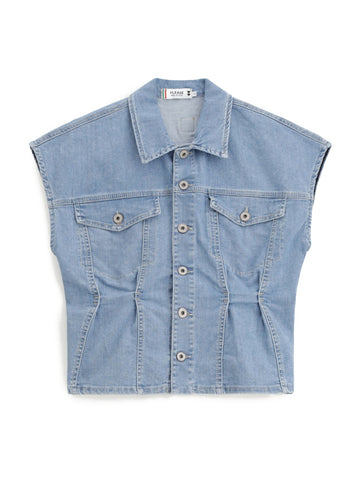 Please Gilet Donna - Blu Denim