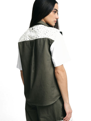 Please Gilet Donna - Verde