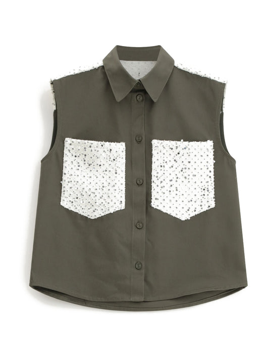 Please Gilet Donna - Verde