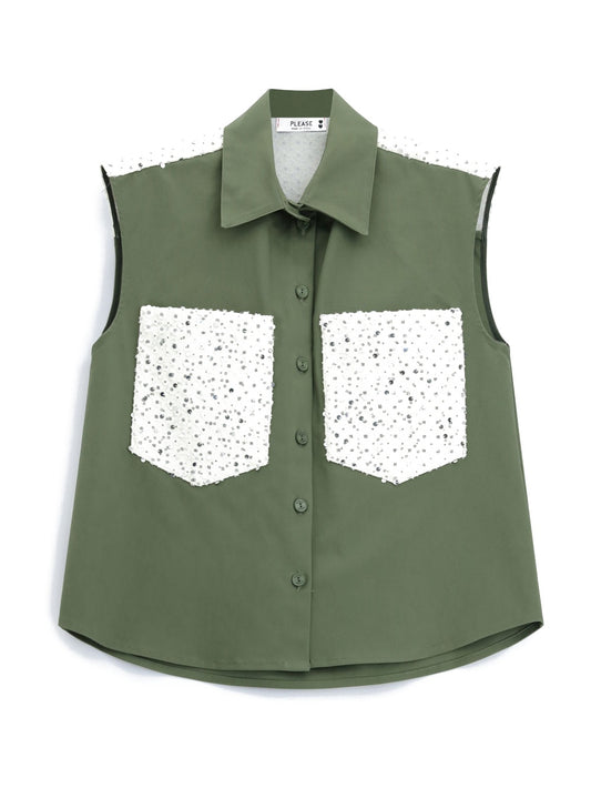 Please Gilet Donna - New Verde