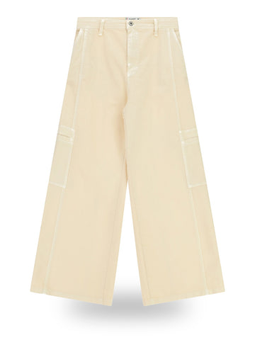 Please Pantaloni Donna - Almond Milk