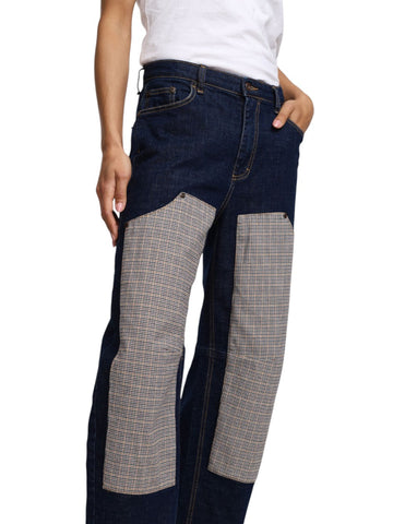 Please Pantaloni Donna - Blu Denim