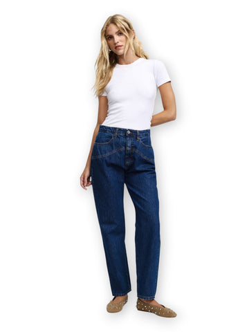 Please Pantaloni Donna - Blu Denim