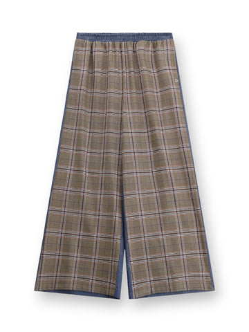 Please Pantaloni Donna - Cammello/Blu