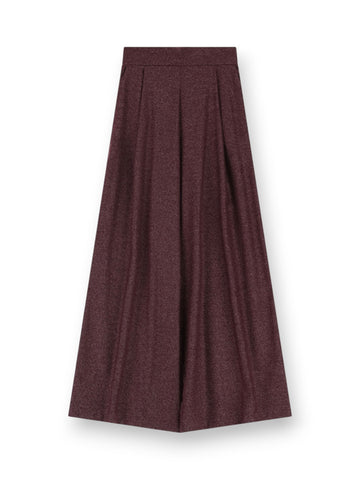 Please Pantaloni Donna - Bordeaux/Bianco