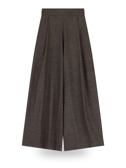 Please Pantaloni Donna - Cioccolato/Bianco