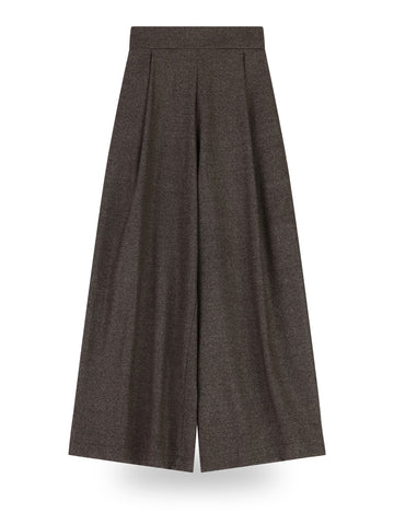 Please Pantaloni Donna - Cioccolato/Bianco