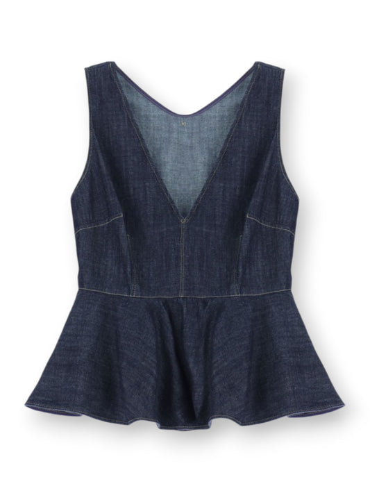 Please T-Shirt Donna - Blu Denim