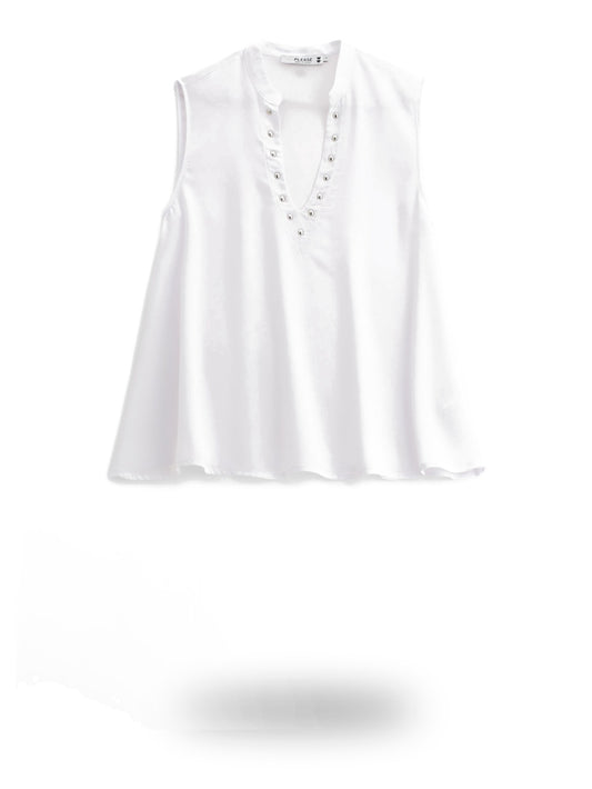 Please T-Shirt Donna - Bianco