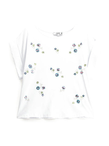Please T-Shirt Donna - Bianco