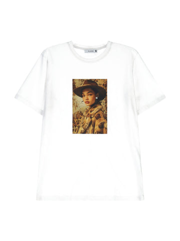 Please T-Shirt Donna - Bianco