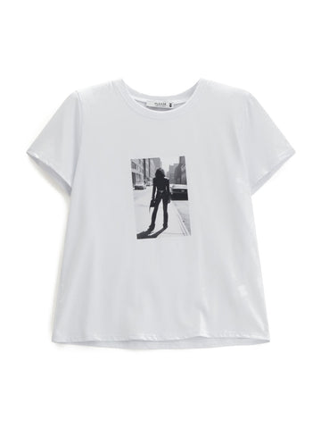 Please T-Shirt Donna - Bianco