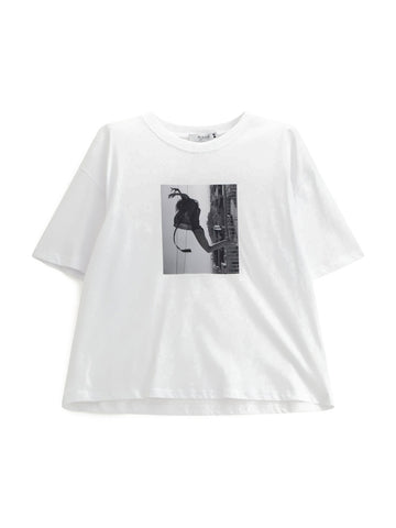 Please T-Shirt Donna - Bianco