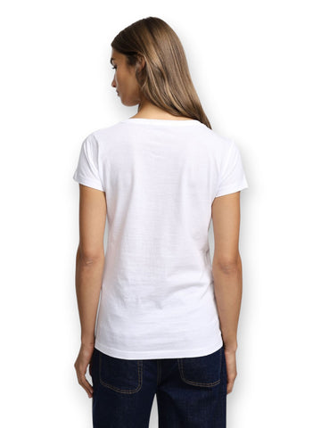 Please T-Shirt Donna - Bianco