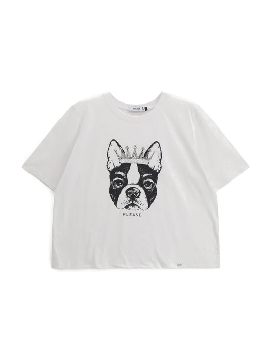 Please T-Shirt Donna - Bianco