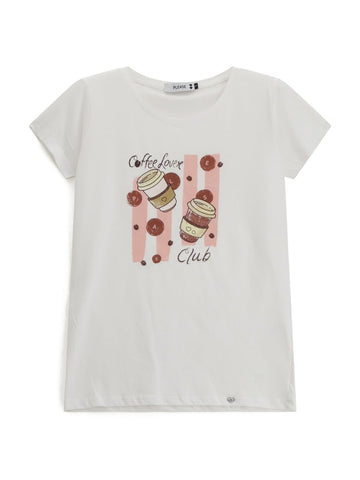 Please T-Shirt Donna - Bianco