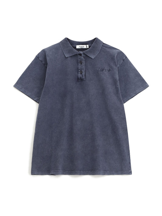 Please T-Shirt Donna - Blu