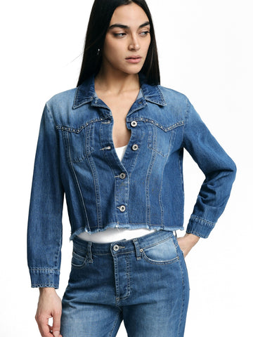 Please Capospalla Donna - Blu Denim