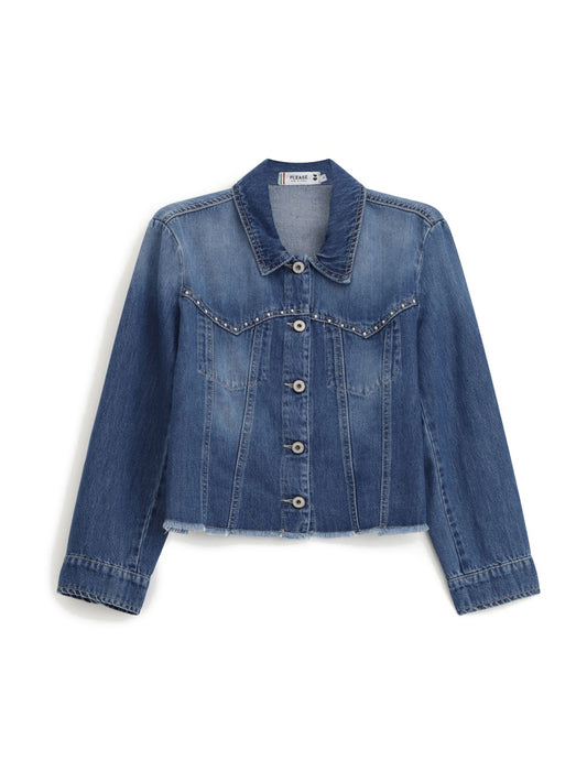 Please Capospalla Donna - Blu Denim