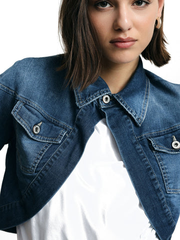 Please Capospalla Donna - Blu Denim