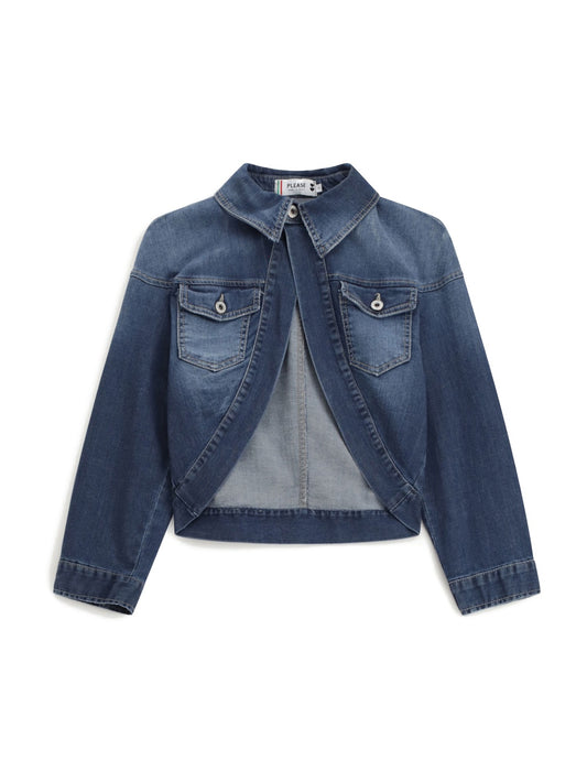 Please Capospalla Donna - Blu Denim