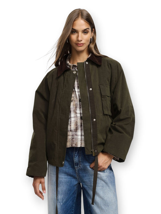 Please Capospalla Donna - Militare