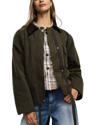 Please Capospalla Donna - Militare