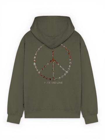 Propaganda Zip Hoodie Razor - Felpe Uomo - Concrete