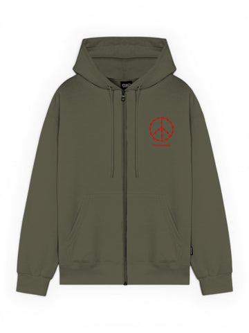 Propaganda Zip Hoodie Razor - Felpe Uomo - Concrete