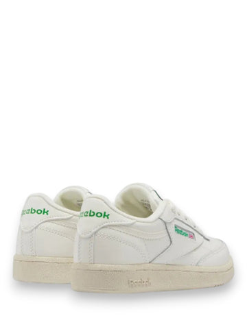 Reebok Club C - Sneakers Bambino - Chalk/Chalk/Glegrn