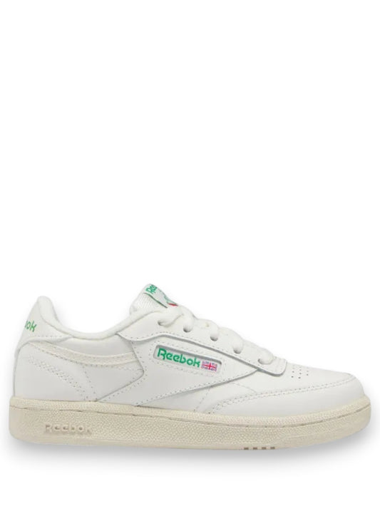 Reebok Club C - Sneakers Bambino - Chalk/Chalk/Glegrn