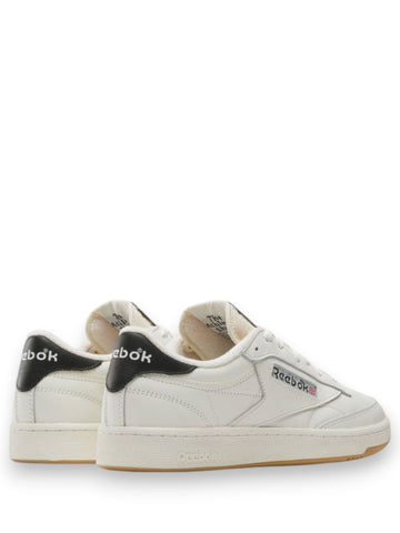Reebok Club C 85 Vintage - Sneakers Uomo - Chalk/Black/Gum
