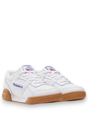 Reebok Workout Plus - Sneakers Bambino - Bianco