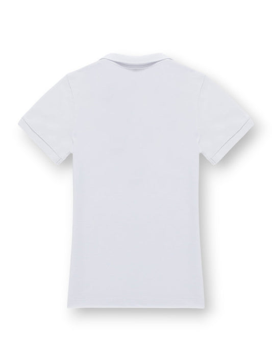 Refrigiwear Flora Polo - T-Shirt Donna - Bianco