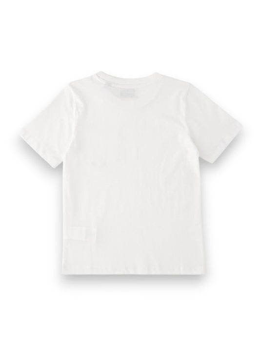 Roy Rogers Tee Shirt Optical White - T-Shirt Bambino - Bianco