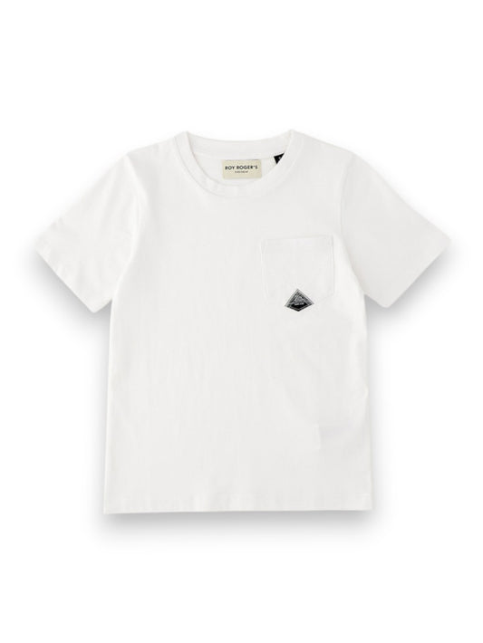 Roy Rogers Tee Shirt Optical White - T-Shirt Bambino - Bianco