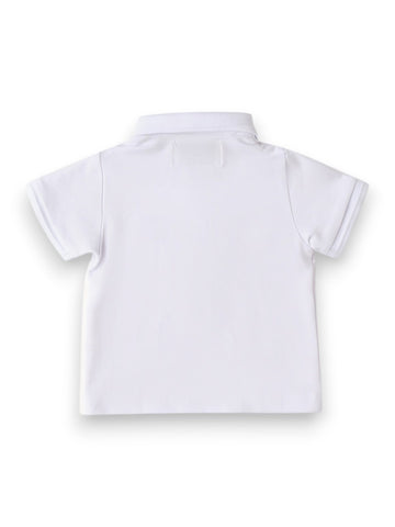 Roy Rogers Polo Mc Optical White - T-Shirt Bambino - Bianco